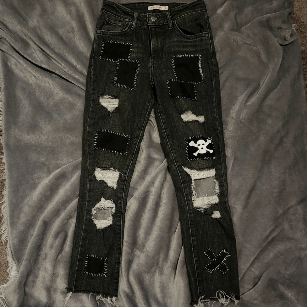 DIY punk pants
